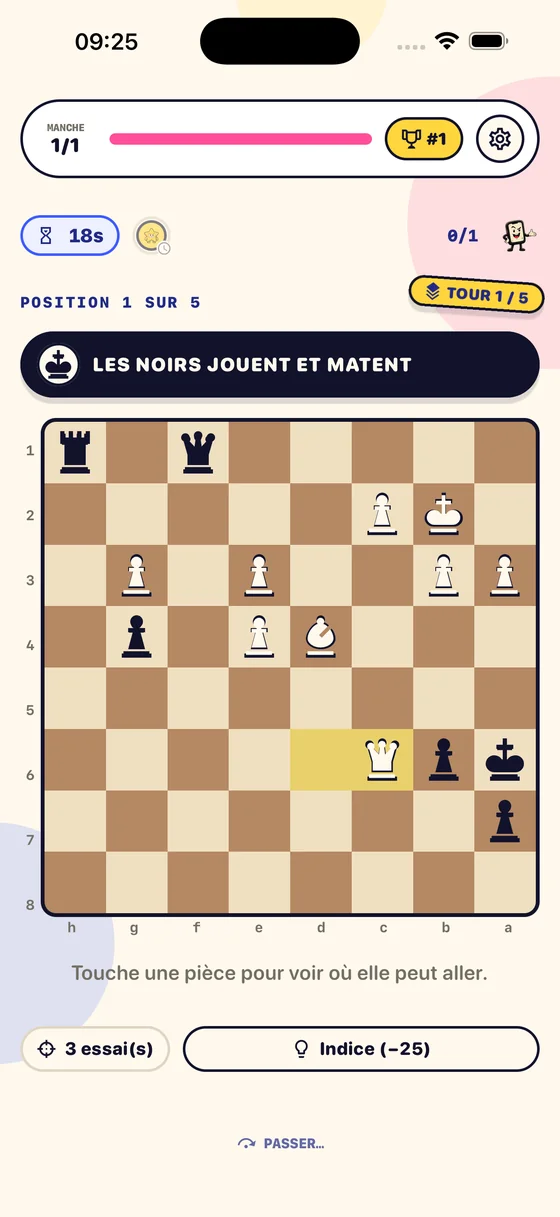 Mat en 1