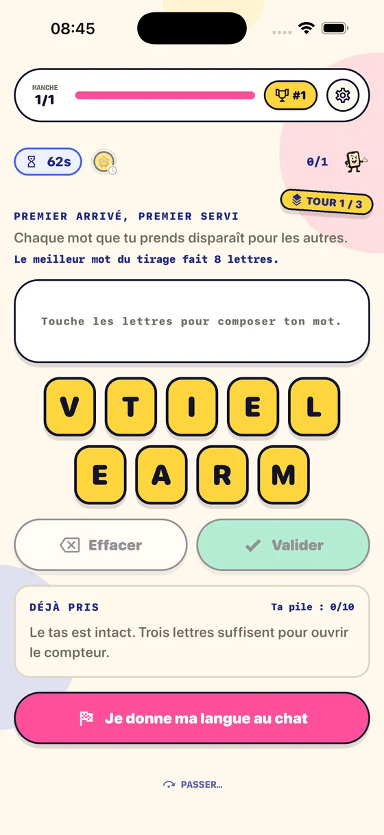 Lettres en Vrac